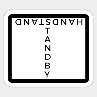 Handstand Standby Sticker